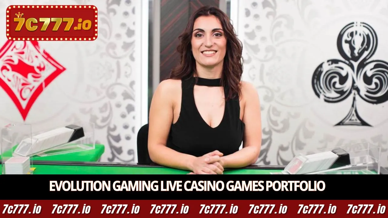 Evolution Gaming live casino games portfolio