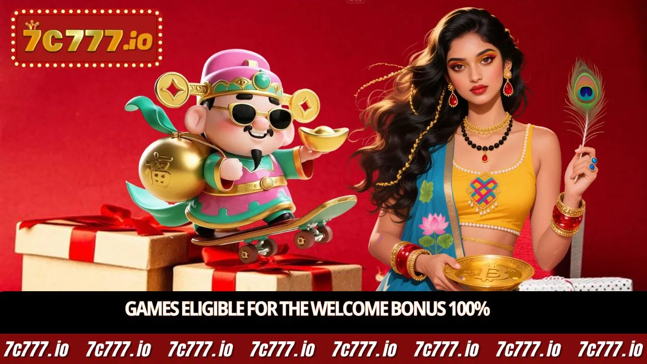 Games eligible for the Welcome bonus 100%