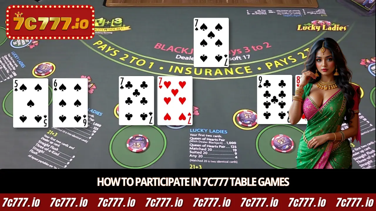 How to participate in 7c777 Table Games