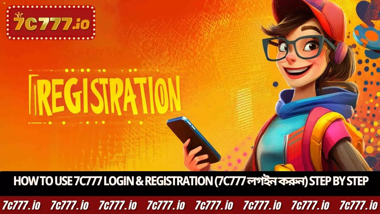 How to use 7c777 login & registration step by step