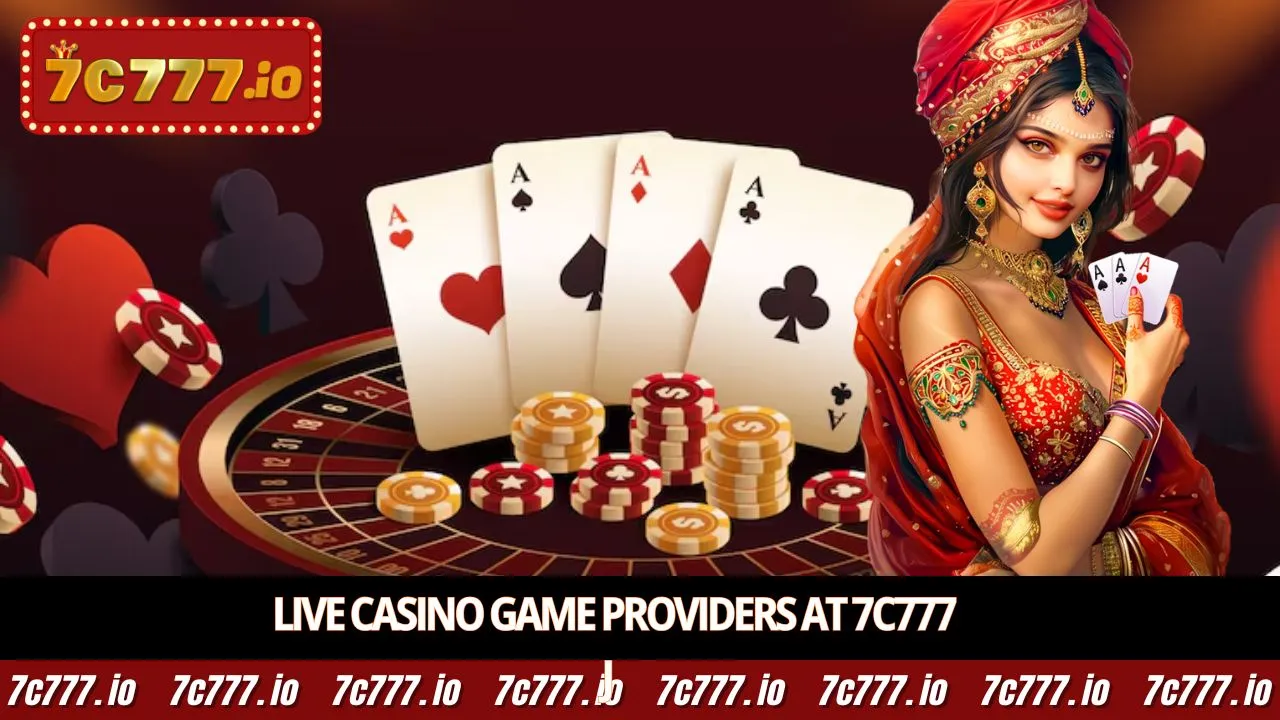 Live casino game providers at 7c777