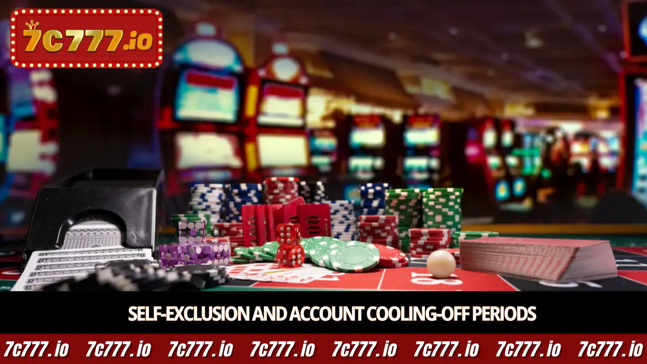 Self-exclusion and account cooling-off periods